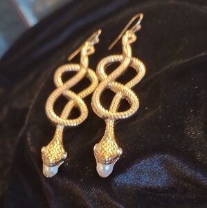 Snake earrings